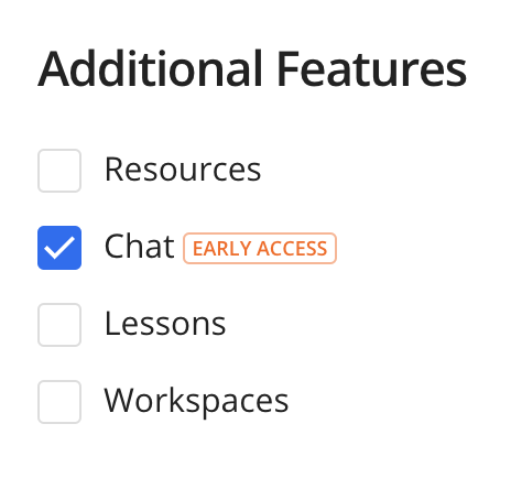 additional ed features